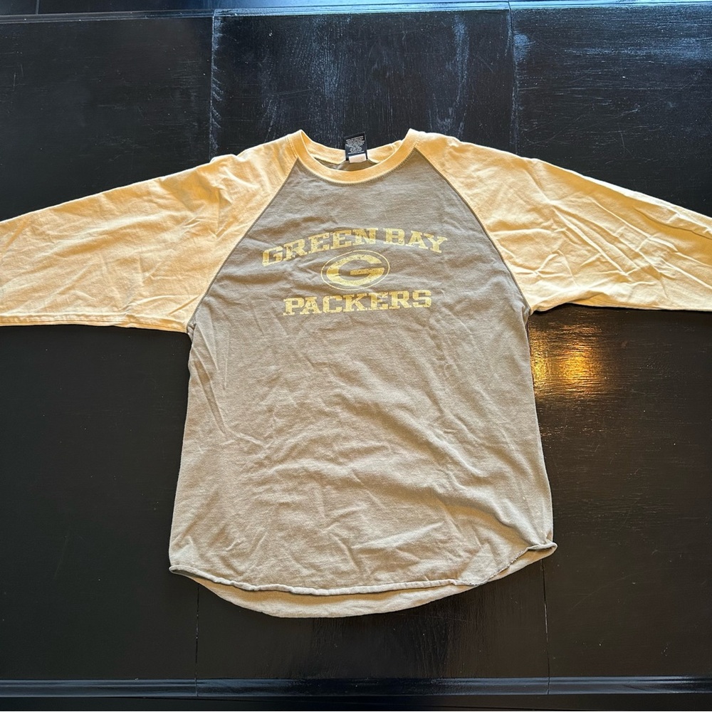 Vintage Green Day Packers Medium Gray and Cream Retro Made in Mexico Football